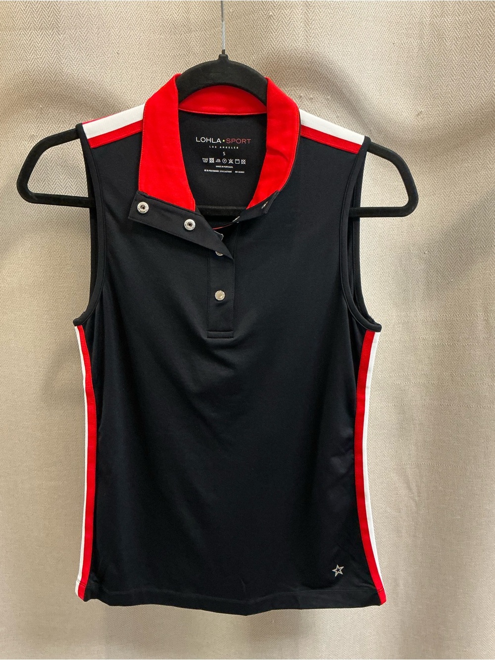 LOHLA Sport the Stevie Sleeveless Top Black